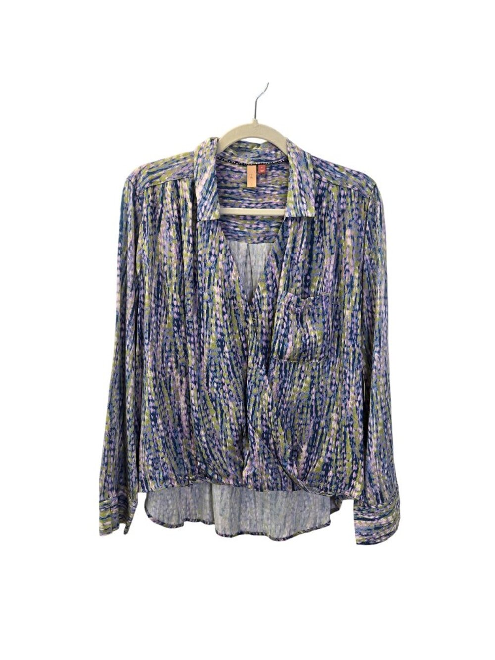 NWT Anthropologie Pilcro 100% Viscose Tisha Surplice Blouse Size Medium